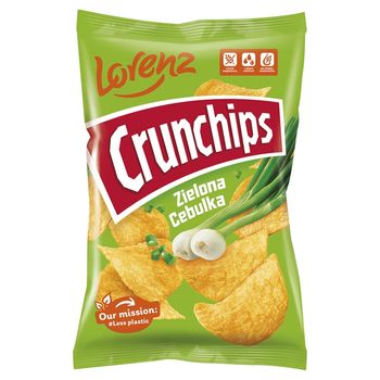 Crunchips Chipsy ziemniaczane zielona cebulka 140 g