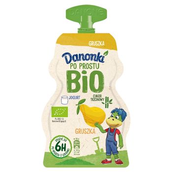 Danone Danonki Po prostu Bio Jogurt gruszka 70 g