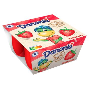 Danone Danonki Serek truskawka 200 g (4 x 50 g)