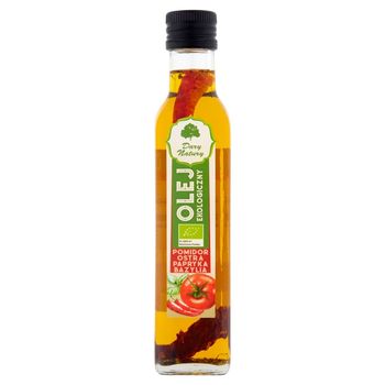 Dary Natury Ekologiczny olej pomidor ostra papryka bazylia 250 ml