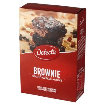 Delecta Brownie mocno czekoladowe mieszanka do wypieku ciasta 550 g