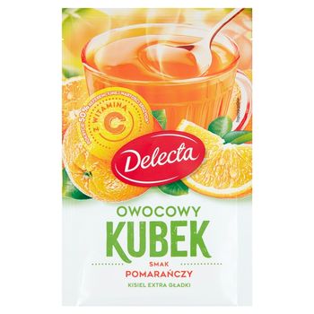 Delecta Owocowy kubek Kisiel smak pomarańczy 30 g