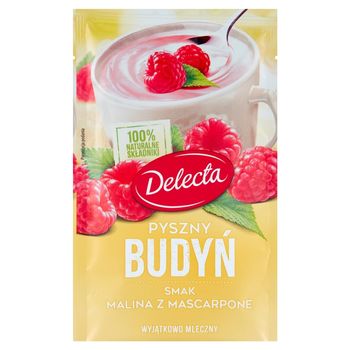 Delecta Pyszny budyń smak malina z mascarpone 40 g