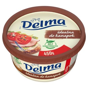 Delma Margaryna półtłusta o smaku masła 500 g