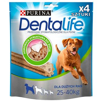 Dentalife Uzupełniająca karma dla dorosłych psów dla dużych ras 142 g (4 sztuki)