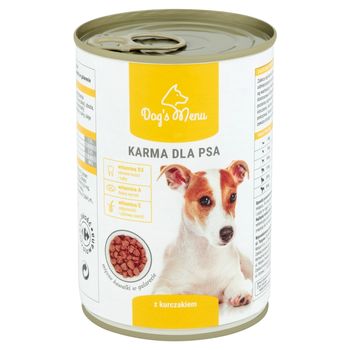 Dog's Menu Karma dla psa z kurczakiem 400 g