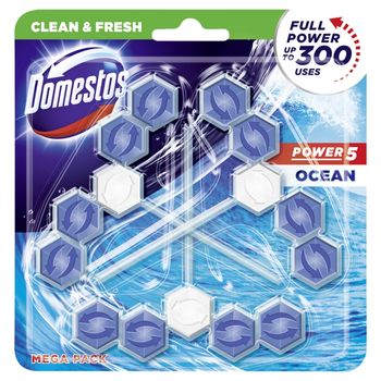 Domestos Power 5 Ocean Kostka toaletowa 3 x 55 g