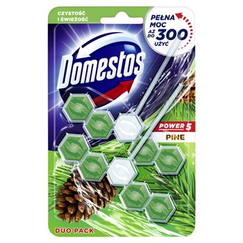 Domestos Power 5 Pine Kostka toaletowa 2 x 55 g