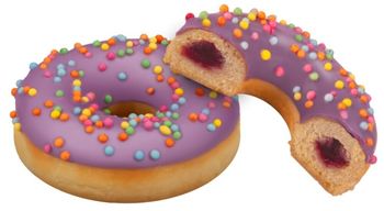 Donut z nadzieniem jagodowym 70 g