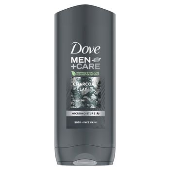 Dove Men+Care Elements Charcoal+Clay Żel pod prysznic 3 w 1 400 ml