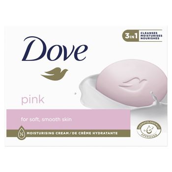 Dove Pink Kremowa kostka myjąca 90 g