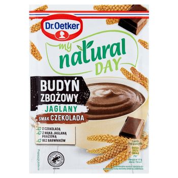 Dr. Oetker My Natural Day Budyń zbożowy jaglany smak czekolada 56 g