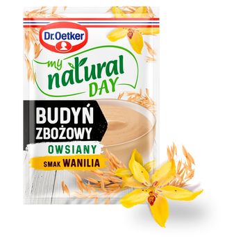 Dr. Oetker My Natural Day Budyń zbożowy owsiany smak wanilia 50 g