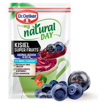Dr. Oetker My Natural Day Kisiel Super Fruits aronia-jagoda & goja 28 g
