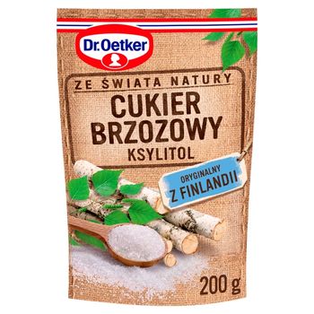 Dr. Oetker Ze świata natury Cukier brzozowy ksylitol 200 g