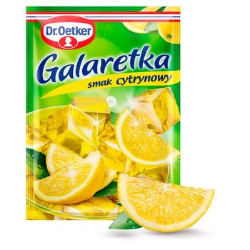 Dr. Oetker Galaretka o smaku cytrynowym 77 g