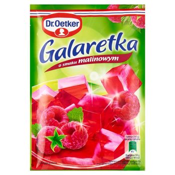 Dr. Oetker Galaretka o smaku malinowym 72 g