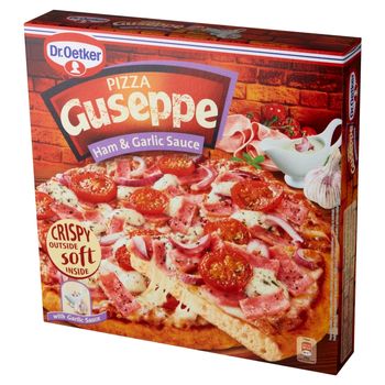 Dr. Oetker Guseppe Pizza z szynką i sosem czosnkowym 440 g