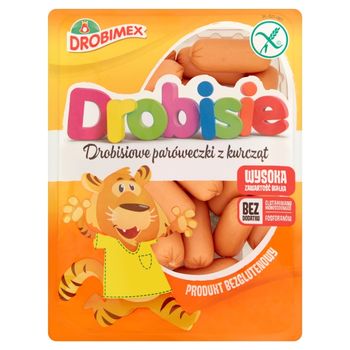 Drobimex Drobisie Drobisiowe paróweczki z kurcząt 250 g