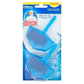 Duck Aqua Blue 4w1 Podwójna zawieszka do toalet 80 g (2 x 40 g)