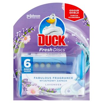 Duck Fresh Discs Żelowy krążek do toalety o zapachu lawendowym 36 ml