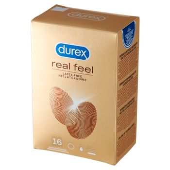 Durex Real Feel Prezerwatywy  nielateksowe 16 sztuk