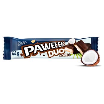 E. Wedel Pawełek Duo Batonik kokos 44 g