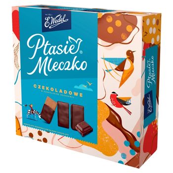 E. Wedel Ptasie mleczko czekoladowe w czekoladzie deserowej 340 g