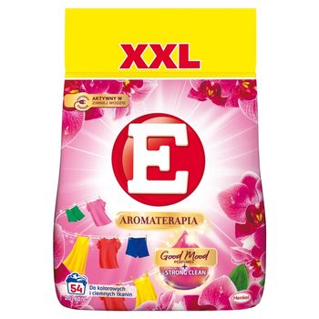 E Aromaterapia XXL Proszek do prania do kolorowych i ciemnych tkanin orchidea 2,97 kg (54 prania)