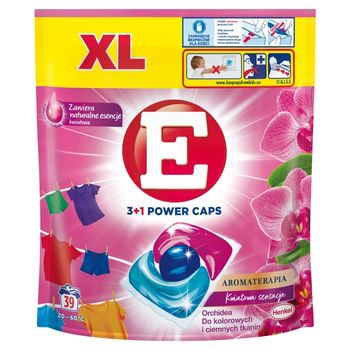 E Aromaterapia Skoncentrowany środek do prania kolorowych i ciemnych tkanin orchidea 468 g (39 prań)