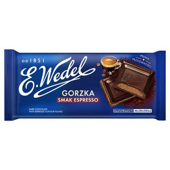 E. Wedel Czekolada gorzka smak espresso 100 g