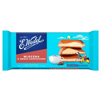 E. Wedel Czekolada mleczna o smaku cappuccino 100 g