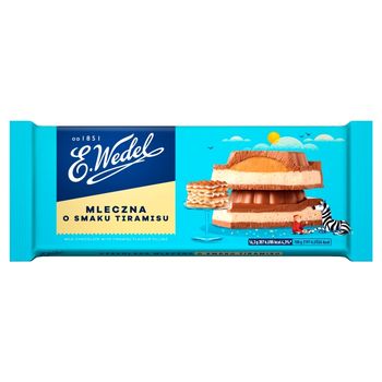 E. Wedel Czekolada mleczna o smaku deseru tiramisu 293 g