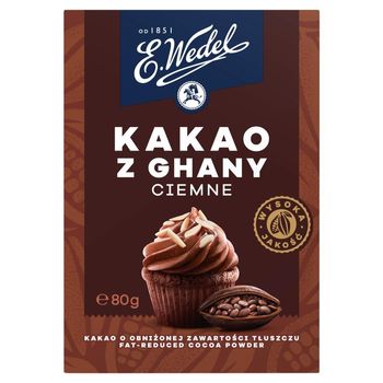 E. Wedel Kakao z Ghany ciemne 80 g
