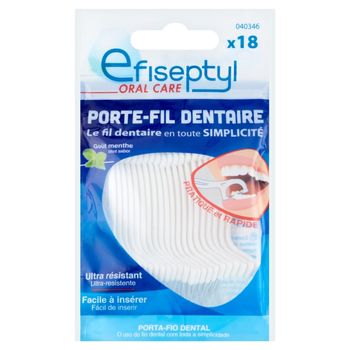 Efiseptyl Nić dentystyczna z wykałaczką 18 sztuk