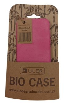 Eko Etui Zero Waste Case iPhone 6/7/8 różowy BIO