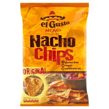 El Gusto Mexico Chipsy kukurydziane solone 180 g