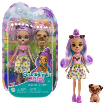 Enchantimals Penna Pug Lalka Mops + figurka Trusty HKN11
