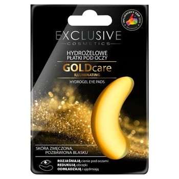 Exclusive Cosmetics Goldcare Illuminating Hydrożelowe płatki pod oczy
