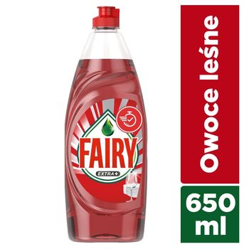 Fairy Extra+ Owoce leśne Płyn do mycia naczyń 650ml