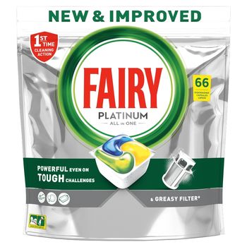 Fairy Platinum All In One Cytryna Tabletki do zmywarki, x66