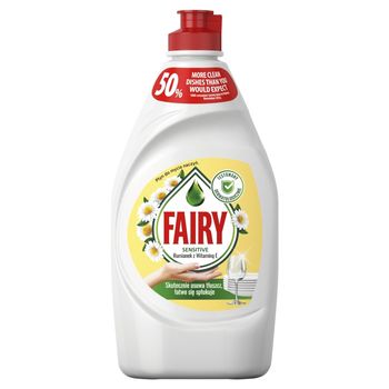Fairy Skóra wrażliwa Chamomile & Vitamin E Płyn do mycia naczyń, delikatny dla skóry 450 ML
