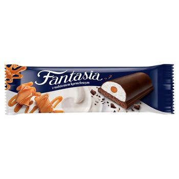 Fantasia Batonik mleczny z nadzieniem karmelowym 27 g