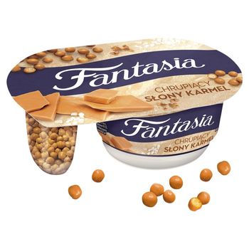 Fantasia Jogurt kremowy chrupiący słony karmel 99 g