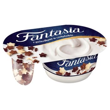 Fantasia Jogurt kremowy z gwiazdkami w czekoladzie 102 g