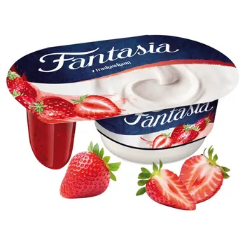 Fantasia Jogurt kremowy z truskawkami 118 g