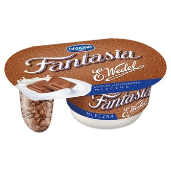 Fantasia mleczna Jogurt kremowy z kawałkami czekolady mlecznej 104 g