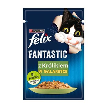 Felix Fantastic Karma dla kotów królik w galaretce 85 g