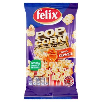 Felix Popcorn do mikrofalówki o smaku karmelu 90 g