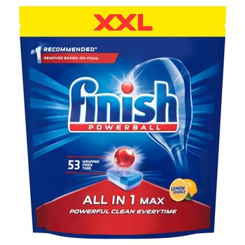 Finish All in 1 Max Lemon Tabletki do mycia naczyń w zmywarce 848 g (53 sztuki)